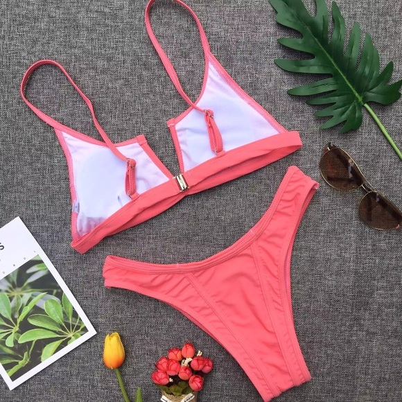 CLEARANCE Coral V Wire Cheeky Bikini Swimsuit - Picture 3 of 3